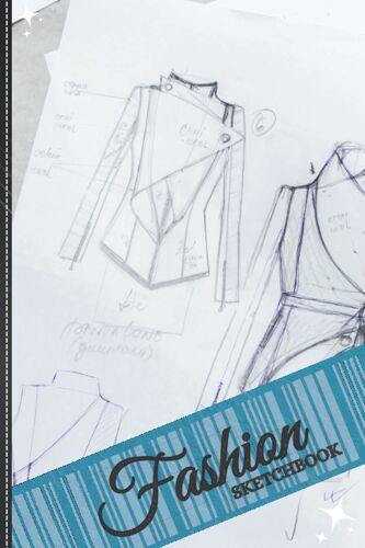 Fashion Design Sketchbook: 120-Page (6 X 9) Blank Unlined Interior Fashion Design Sketchbook And Drawing Notebook: Ideal For Designers, Architecture, And Fashion Students.