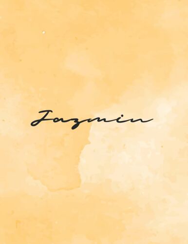 Jazmin: Personal Name Dot Gird | The Notebook For Writing Journal Or Diary Women & Girls Gift For Birthday, For Student | 160 Pages Size 8.5x11inch - V.590