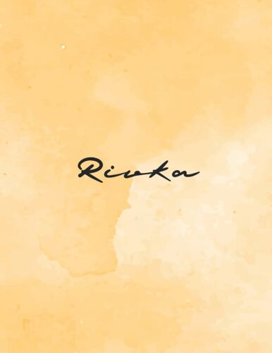 Rivka: Personal Name Dot Gird | The Notebook For Writing Journal Or Diary Women & Girls Gift For Birthday, For Student | 160 Pages Size 8.5x11inch - V.745