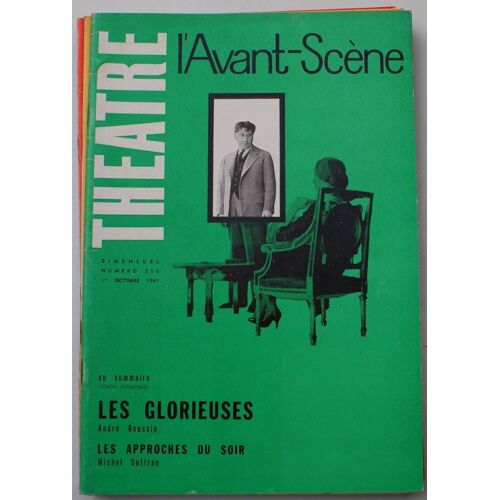 L'avant-Scène Théâtre N° 250 Du 1er Octobre 1961