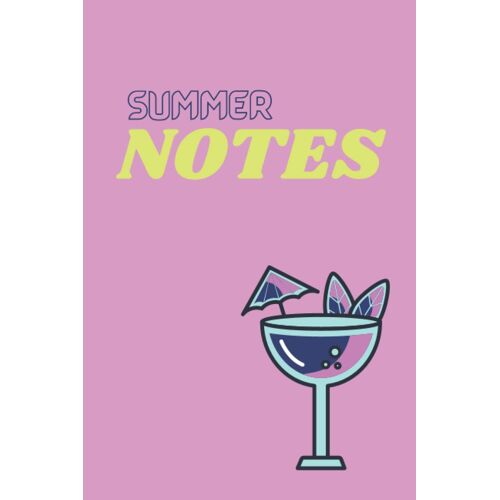 Summer Notebook: Simple Modern And Colorful Blank Lined Summer Notebook, Summer Gift