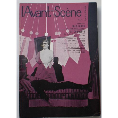 L'avant-Scène Théâtre N° 207 Du 1er Novembre 1959