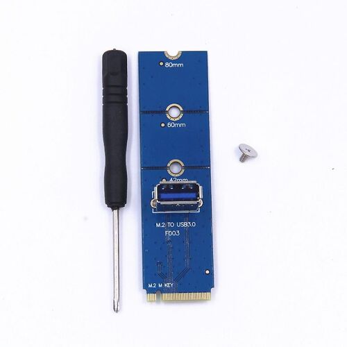 pour M.2 vers PCI-E X4 USB 3.0 Carte de montage Carte graphique BTC Extension de carte graphique Adapter