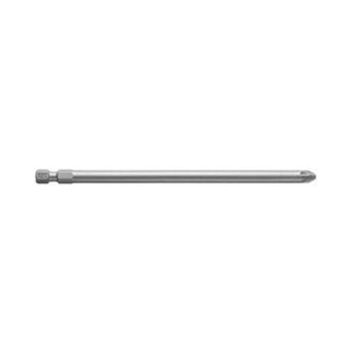 Lot de 1 embout de vissage Extra-dure Pozidriv PZ3 à queue 6 pans mâle 1/4 Longueur 152 mm BOSCH 2607001590