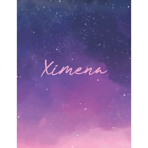 Ximena: Journal Notebook Gray For Writing And Drawing, Blank | Calligraphy Dot Grid Journals | 8.5 X 11 Inch - V.128