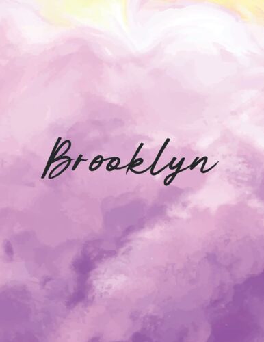 Brooklyn: Dot Grid Notebook 8.5 X 11| For Graphing Pad, Design Book, Work Book, Planner, Dotted Notebook, Bullet Journal, Sketch Book, Math Book - V.52