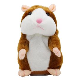 Peluche Électrique De 15cm Pour Enfants, Hamster Et Souris Parlant, Jouet Éducatif, Répétition D'Enregistrement Sonore, Cadeaux Pour Enfants