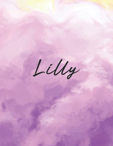 Lilly: Dot Grid Notebook 8.5 X 11| For Graphing Pad, Design Book, Work Book, Planner, Dotted Notebook, Bullet Journal, Sketch Book, Math Book - V.192