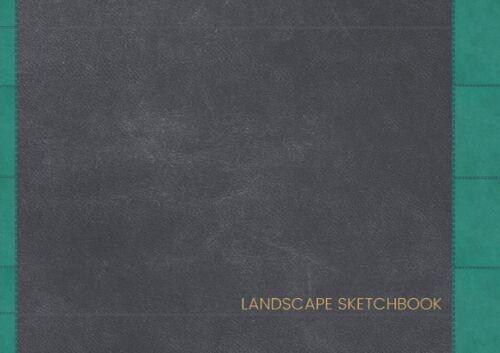 Landscape Sketchbook: Wide Area Drawing Pad | Landscape And Garden Design Sketchbook | Great For Comic Book | For Kids, Adults, And Professional Artists | V17