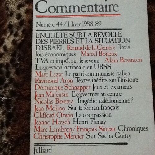 Revue Commentaire -N 44-