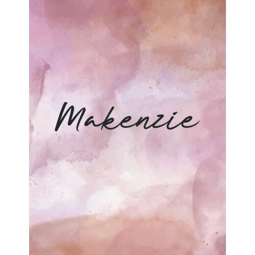Makenzie: Dot Grid Notebook 8.5 X 11| For Graphing Pad, Design Book, Work Book, Planner, Dotted Notebook, Bullet Journal, Sketch Book, Math Book - V.338