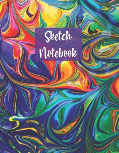 Sketch Notebook: Painting Book Blank Paper Drawing And Write Notepad | Abstract Cover