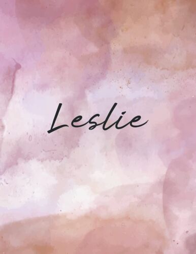 Leslie: Dot Grid Notebook 8.5 X 11| For Graphing Pad, Design Book, Work Book, Planner, Dotted Notebook, Bullet Journal, Sketch Book, Math Book - V.534