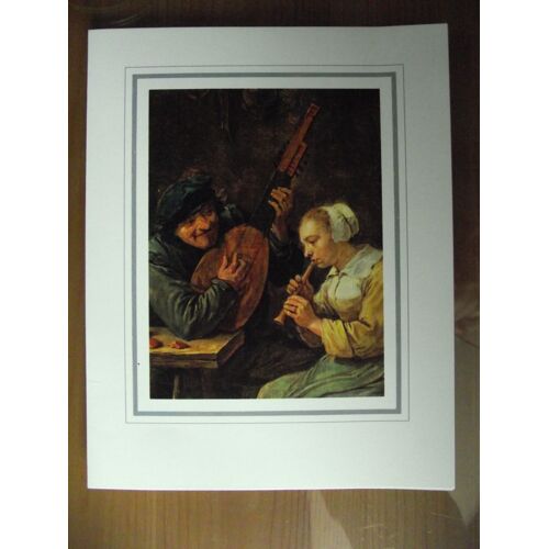 Carte P.5.David Teniers Le Jeune (1610-1690) Duo