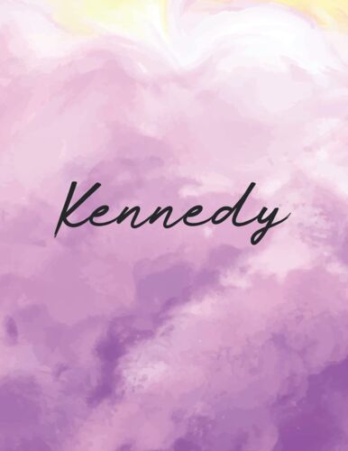 Kennedy: Dot Grid Notebook 8.5 X 11| For Graphing Pad, Design Book, Work Book, Planner, Dotted Notebook, Bullet Journal, Sketch Book, Math Book - V.67