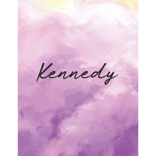 Kennedy: Dot Grid Notebook 8.5 X 11| For Graphing Pad, Design Book, Work Book, Planner, Dotted Notebook, Bullet Journal, Sketch Book, Math Book - V.67
