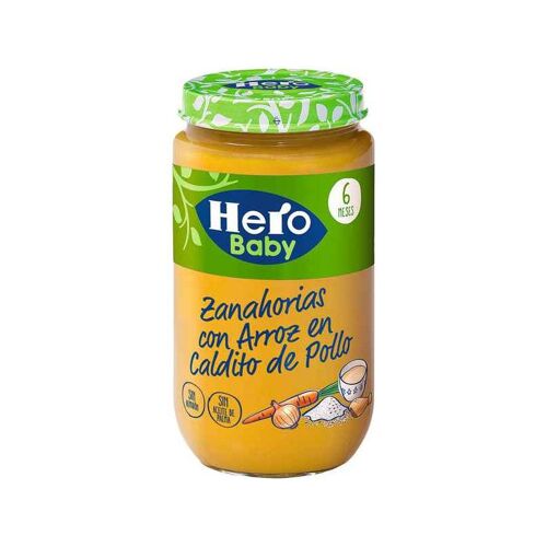 Pot Pour Bébé Hero Riz Zanahoria Caldo De Pollo (235 Gr)