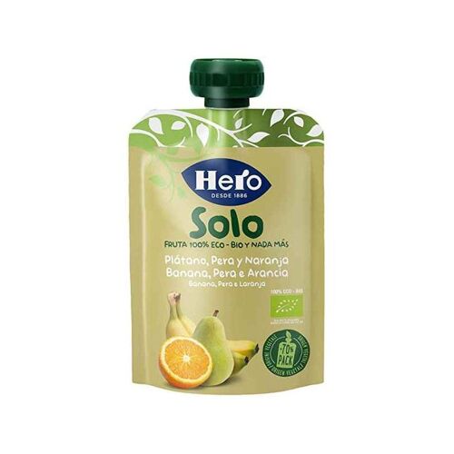 Pot Pour Bébé Hero Buenas Noches Banane Pera Orange (2 X 190 Gr)