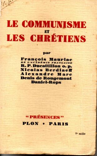 Le Communisme Et Les Chrétiens