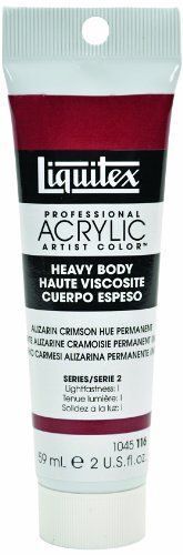 Liquitex Professional Heavy Body Tube de Peinture acrylique 59 ml Alizarine cramoisie permanent Imitation