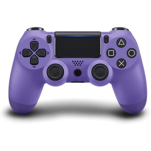 Manette de jeu sans fil PowerLead compatible PS4 gyroscope à six axes à double vibration - violet
