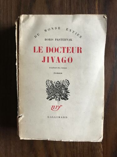 Le Docteur Jivago - Collection Du Monde Entier - Traduit Du Russe