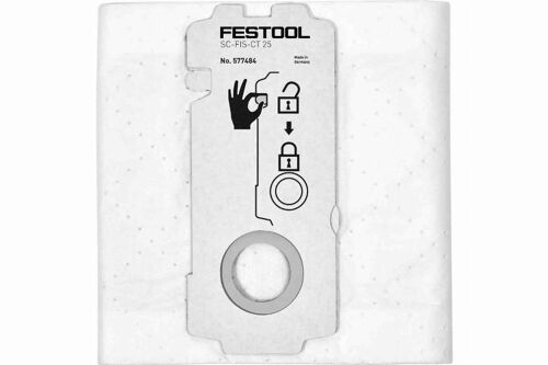 Sac filtre SelfClean SC-FIS-CT 25 FESTOOL pour CT 25 - 5 pièces - 577484