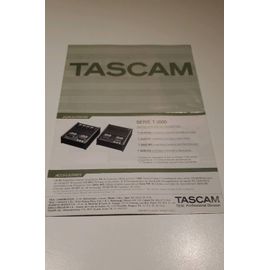 Catalogue Tascam Teac hi-fi cassettes mixage