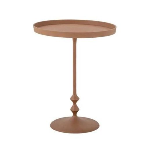 Bloomingville - Guéridon Moderne Métal Bloomingville Anjou - Orange