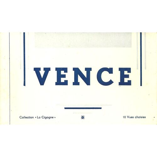 Vence, Vues Générales Et Monuments Locaux