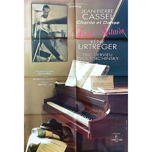 Affiche De Spectacle. Jean-Pierre Cassel Chante Et Danse Fred Astaire.