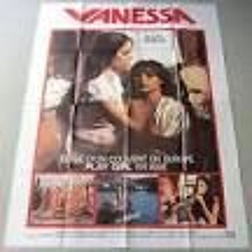 Vanessa - Hubert Frank - Olivia Pascal - Affiche De Cinéma Pliée 120x160 Cm