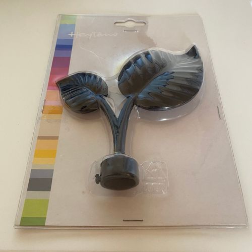 Embout barre rideau en fer forgé HEYTENS / Embout pour barre de rideau en fer