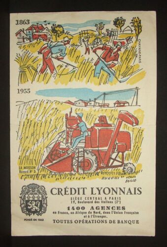 Buvard Banque Crédit Lyonnais