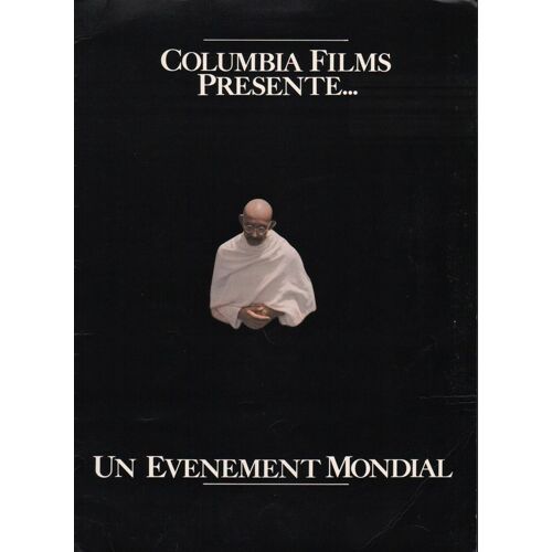 Gandhi, Synopsis Dépliant, De Richard Attenborough, Avec Ben Kingsley, Edward Fox, Martin Sheen
