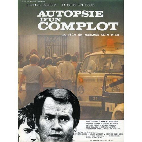 Autopsie D'un Complot, Synopsis Dépliant, Mohamed Slimane Riad, Bernard Fresson, Jacques Spiesser