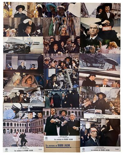 Les Aventures De Rabbi Jacob : Jeu De 22 Photos D'exploitation Cinématographique - Format 24x29,5 Cm - De Gérard Oury Avec Louis De Funès, Claude Giraud, Henri Guybet, Renzo Montagnani - 1973 #