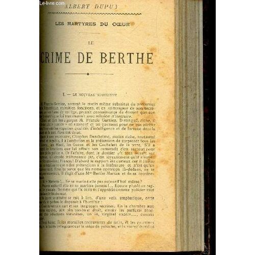 Le Crime De Berthe - (Les Martyres Du Coeur)