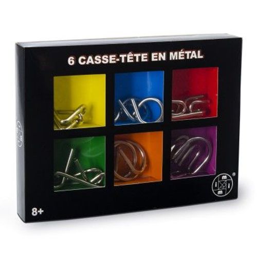 Casse-Tête En Métal : 6 Casse-Tête
