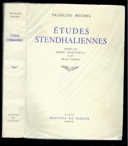 Etudes Stendhaliennes Francois Michel