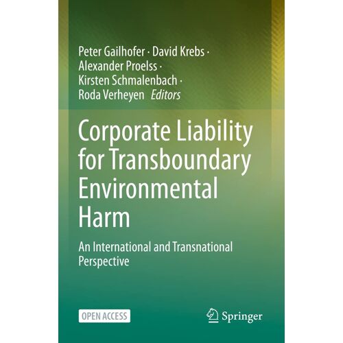 Corporate Liability For Transboundary Environmental Harm