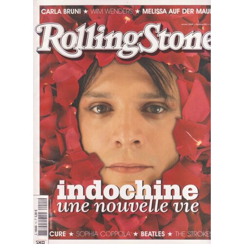 Rolling Stone Magazine 15 Janv 2004 Indochine, Cure, Beatles, Strokes, Carla Bruni 