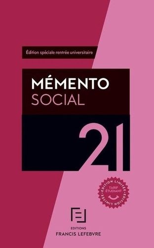 Mémento Social - Mémento Pratique Edition Limitée