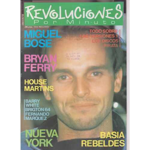 Revoluciones Por Minuto, Espagne N°8, 1987 Miguel Bose, Bryan Ferry, Housemartins