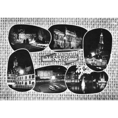 Carte Postale Ancienne Noir Et Blanc Dentelee- Stasbourg - Editions La Cigogne-