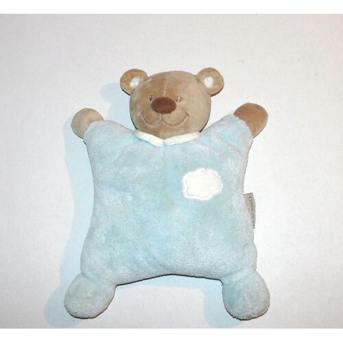 Ours Nattou Doudou Hochet Semi Plat 20 X 24 Cm