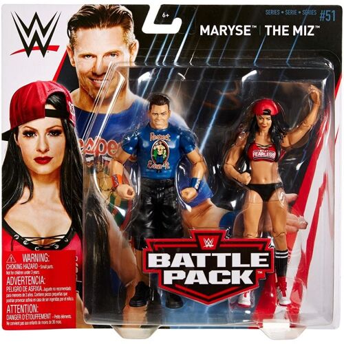 Wwe- The Miz Et Maryse Pack De 2 Figurines