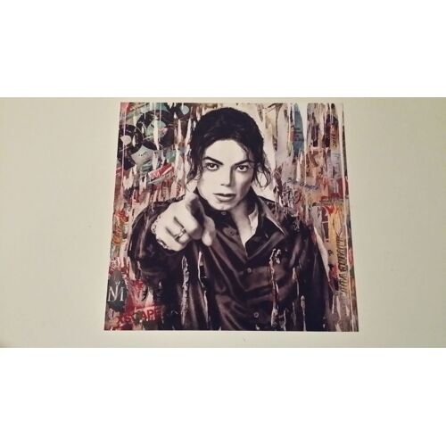 Photo Tirage Numerique Brillant Michael Jackson Xcape 19 X 19 Cm
