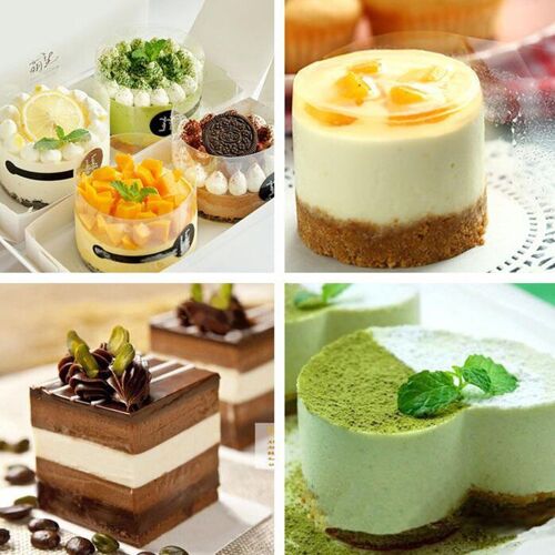 Ruban D'emballage Transparent Pour Gâteau En Mousse, Ruban D'emballage Transparent Pour Gâteau Dessert, Outil De Cuisson À Col Transparent, 8x1000cm, 2 Pièces