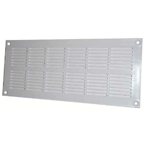 Grille plastique plate menuiserie à visser DMO - Dimensions 251 x 108 mm